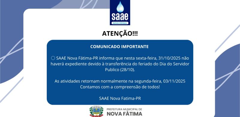 COMUNICADO IMPORTANTE